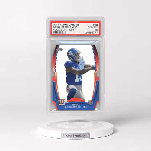 2014 Topps Chrome Rookie Die-Cut #OB Odell Beckham Jr. (PSA 10 GEM MINT)