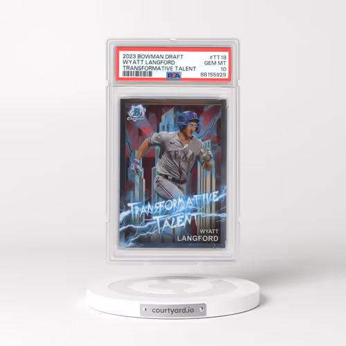 2023 Bowman Draft Transformative Talent #TT18 Wyatt Langford (PSA 10 GEM MINT)