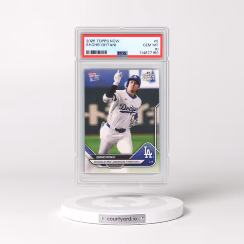 2025 Topps Now #5 Shohei Ohtani (PSA 10 GEM MINT)
