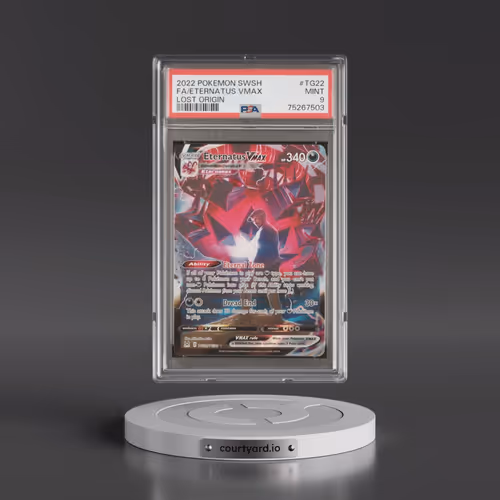 2022 Pokémon Sword & Shield Lost Origin #TG22 Eternatus Vmax - Full Art (PSA 9 MINT)