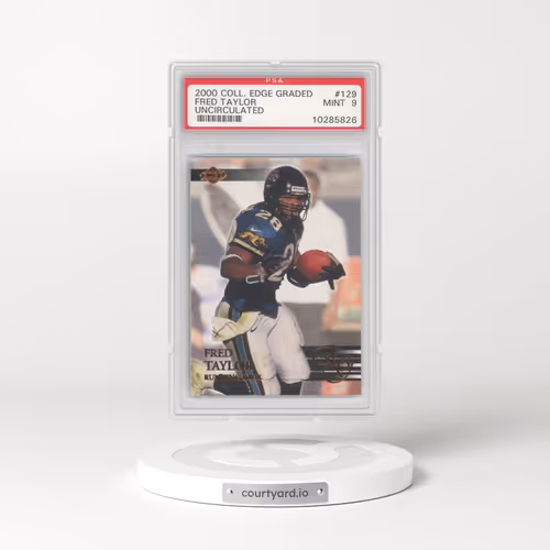 2000 Collector's Edge Graded #129 Fred Taylor - Uncirculated (PSA 9 MINT)