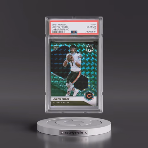 Justin Fields - Green Mosaic
