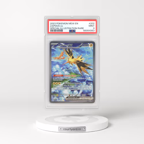 2023 Pokémon Mew EN-151 #202 Zapdos EX - Holo Special Illustration Rare (PSA 9 MINT)