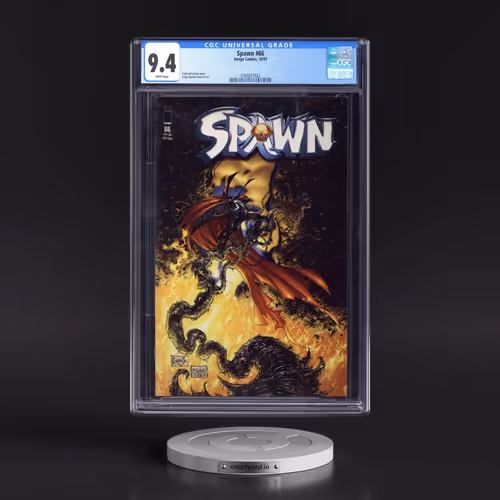 Spawn #66 CGC 9.4 White Pages (Image Comics, 10/97) - Universal