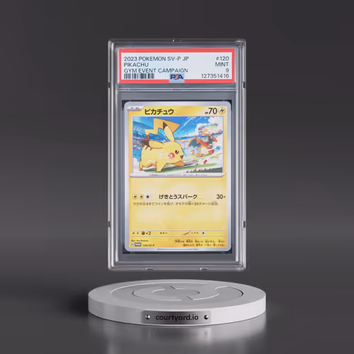 2023 Pokémon SV-P Promo #120 Pikachu - Gym Event Campaign (PSA 9 MINT)