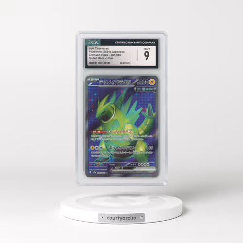 2024 Crimson Haze #081/066 Iron Thorns ex - Holo (CGC 9 MINT)