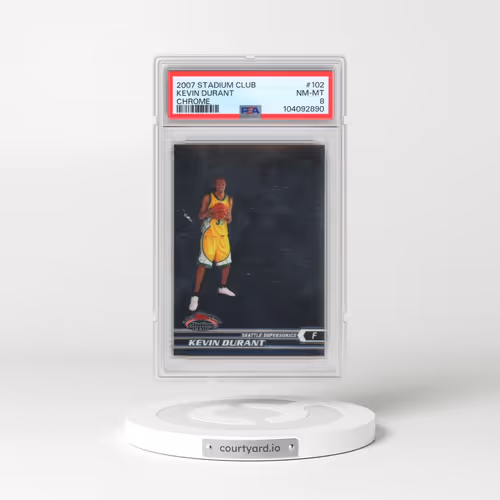 2007 Stadium Club #102 Kevin Durant - Chrome (PSA 8 NM-MT)