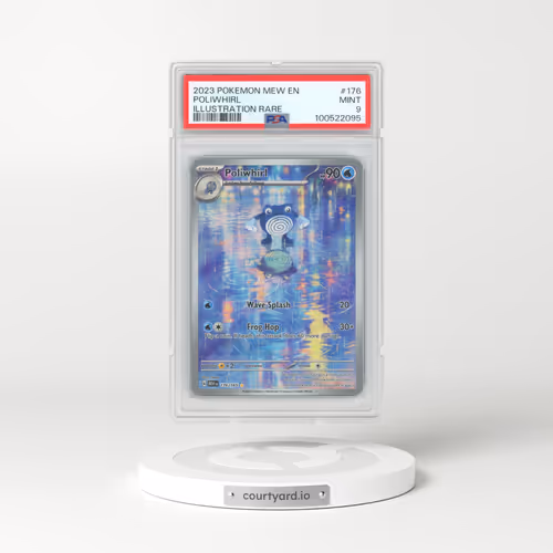 2023 Pokémon Mew EN-151 #176 Poliwhirl - Illustration Rare (PSA 9 MINT)