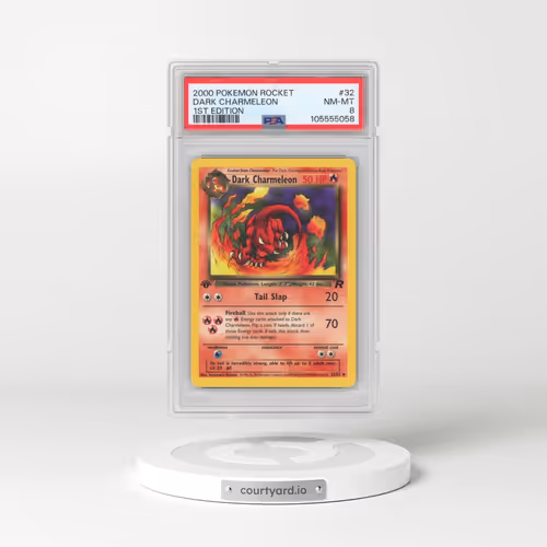 2000 Pokémon Rocket #32 Dark Charmeleon - 1st Edition (PSA 8 NM-MT)