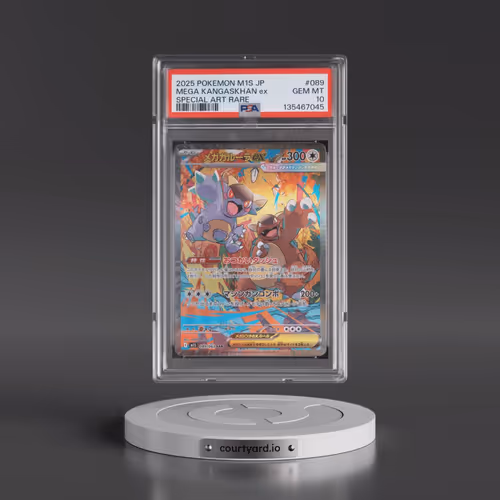 2025 Pokémon M1s-Mega Symphonia #089 Mega Kangaskhan EX - Holo Special Art Rare (PSA 10 GEM MINT)