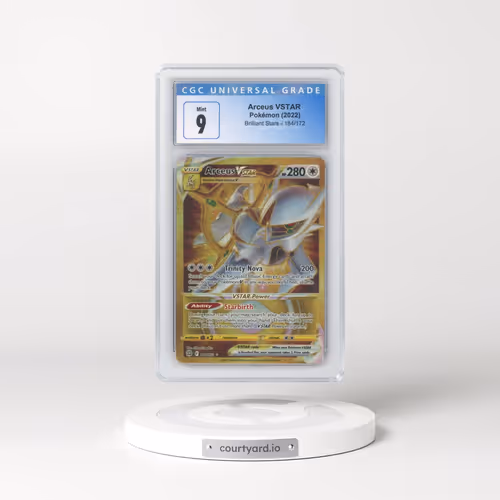 2022 Brilliant Stars #184/172 Arceus VSTAR - Secret Rare Holo (CGC 9 MINT)