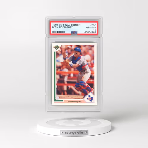 1991 Upper Deck Final Edition #55F Ivan Rodriguez (PSA 10 GEM MINT)