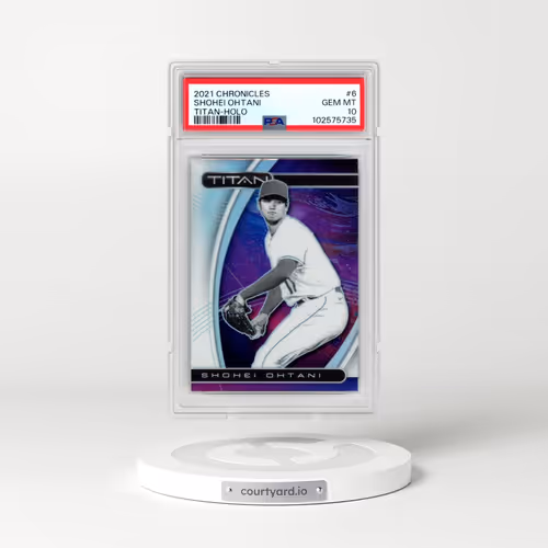2021 Panini Chronicles Titan #6 Shohei Ohtani - Holo (PSA 10 GEM MINT)