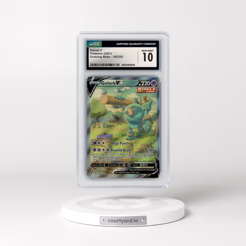 2021 Evolving Skies #182/203 Golurk V - Holo (CGC 10 GEM MINT)