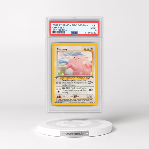 2002 Pokémon Neo Destiny #31 Chansey - 1st Edition (PSA 9 MINT)