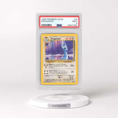 1999 Pokémon Game #18 Dragonair (PSA 9 MINT)