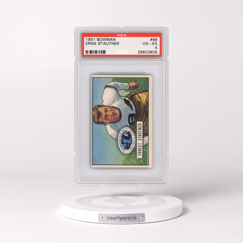 1951 Bowman #96 Ernie Stautner (PSA 4 VG-EX)