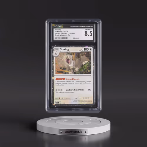 2023 Paldea Evolved - PAL EN #162/193 Slaking - Triple Whammy Tin (Cosmos Holo) (CGC 8.5 NM-MT+)