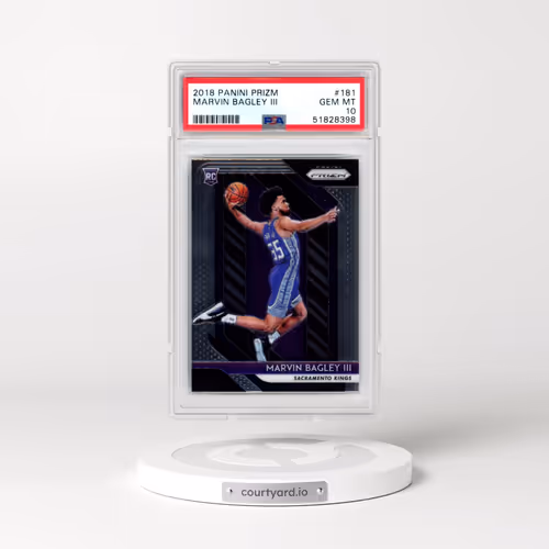 2018 Panini Prizm #181 Marvin Bagley III (PSA 10 GEM MINT)