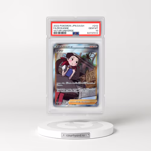 2022 Pokémon Sword & Shield Vstar Universe #242 Roxanne - Full Art (PSA 10 GEM MINT)