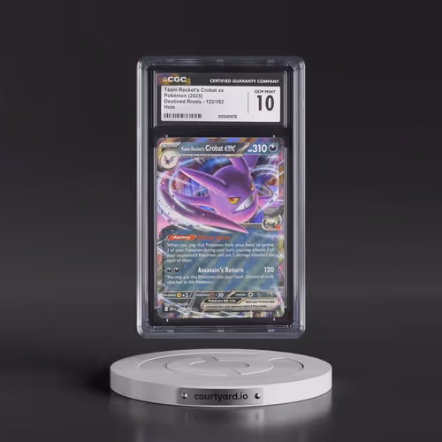 2025 Destined Rivals - DRI EN #122/182 Team Rocket's Crobat ex - Holo (CGC 10 GEM MINT)