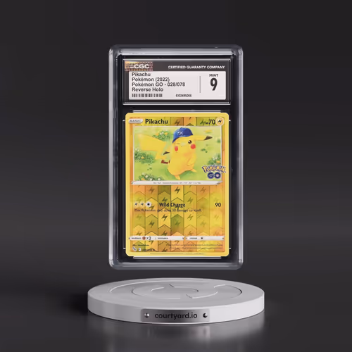 2022 Pokémon GO #028/078 Pikachu - Reverse Holo (CGC 9 MINT)
