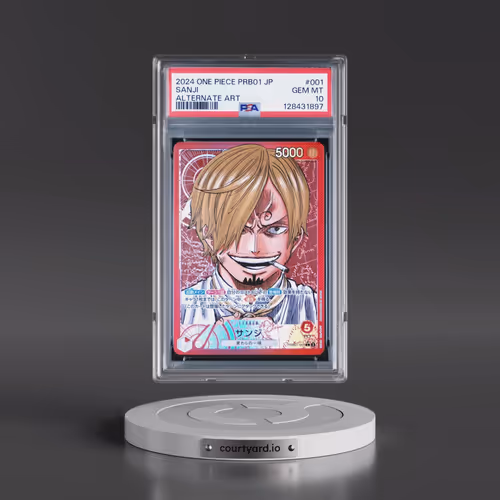 2024 One Piece Japanese PRB01-Premium Booster -One Piece Card the Best #001 Sanji - Alternate Art (P