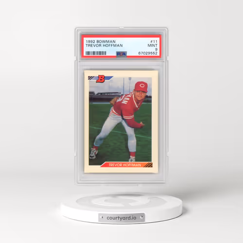 1992 Bowman #11 Trevor Hoffman (PSA 9 MINT)