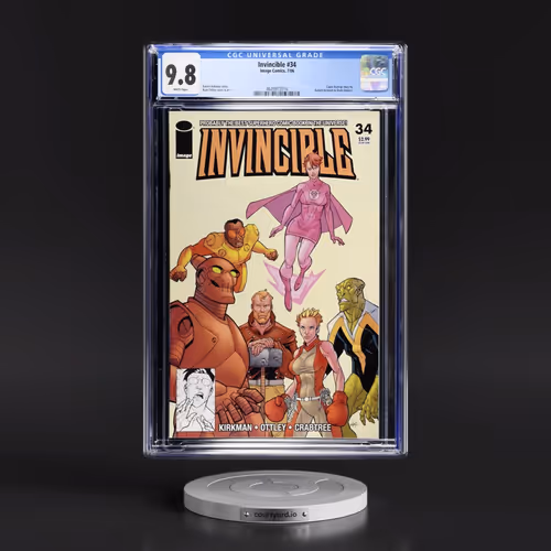 Invincible #34 CGC 9.8 White Pages (Image Comics, 7/06)
