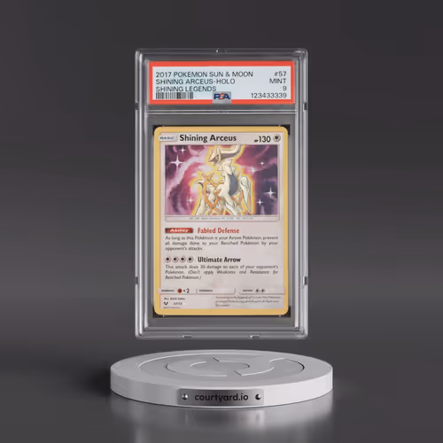 2017 Pokémon Sun & Moon Shining Legends #57 Shining Arceus - Holo Holo (PSA 9 MINT)