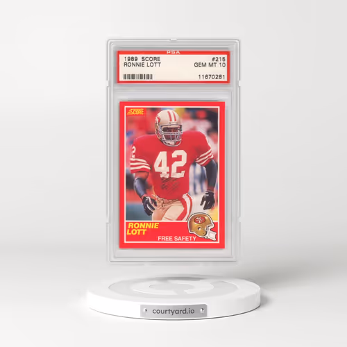 1989 Score #215 Ronnie Lott (PSA 10 GEM MINT)