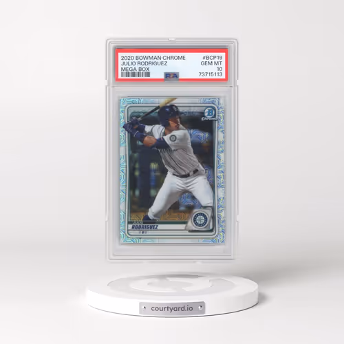 2020 Bowman Chrome Mega Box #BCP19 Julio Rodriguez (PSA 10 GEM MINT)