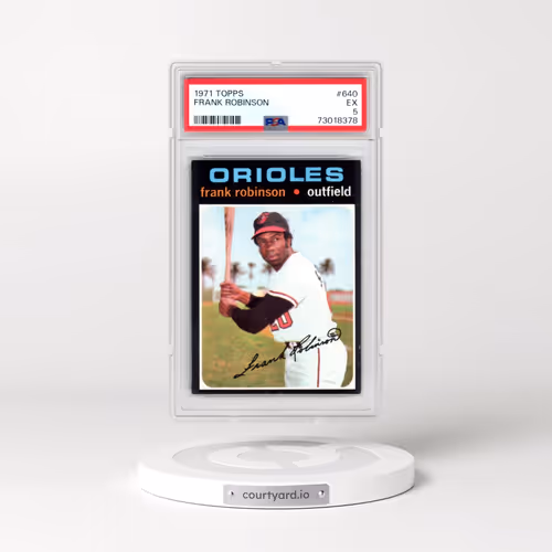 1971 Topps #640 Frank Robinson (PSA 5 EX)