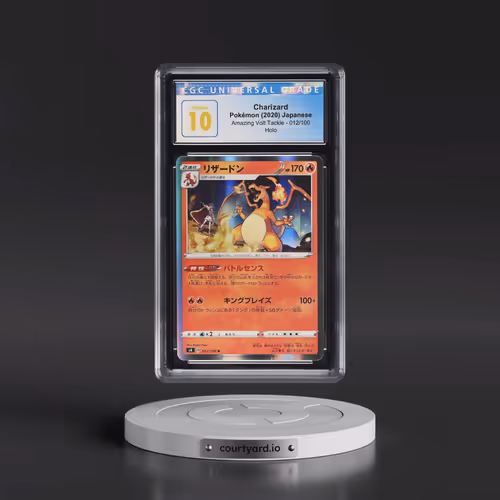 2020 Amazing Volt Tackle #012/100 Charizard - Holo (CGC 10 PRISTINE)