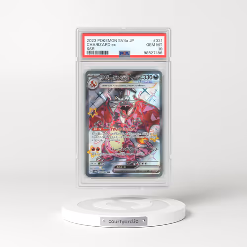 2023 Pokémon Sv4a-Shiny Treasure EX #331 Charizard EX - Holo Ssr (PSA 10 GEM MINT)