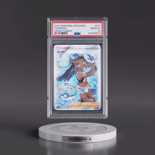 2021 Pokémon Sword & Shield Vmax Climax #277 Nessa - Full Art (PSA 10 GEM MINT)