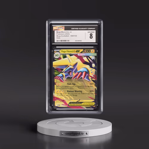 2025 Mega Evolution - MEG EN #050/132 Mega Manectric ex - Holo (CGC 8 NM-MT)