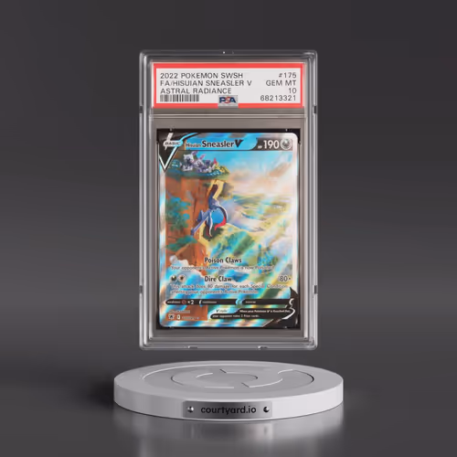2022 Pokémon Sword & Shield Astral Radiance #175 Hisuian Sneasler V - Holo Full Art (PSA 10 GEM MINT