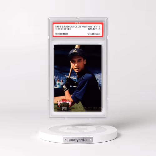1993 Stadium Club Murphy #117 Derek Jeter (PSA 8 NM-MT)