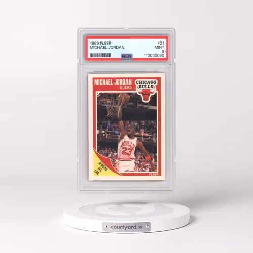 1989 Fleer #21 Michael Jordan (PSA 9 MINT)