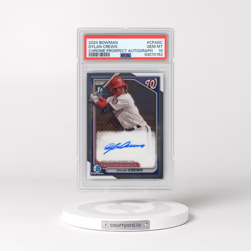 2024 Bowman Chrome Prospect Autographs #CPADC Dylan Crews (PSA 10 GEM MINT)
