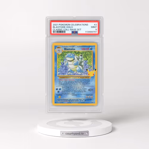 2021 Pokémon Celebrations Classic Collection #2 Blastoise - Holo (PSA 9 MINT)