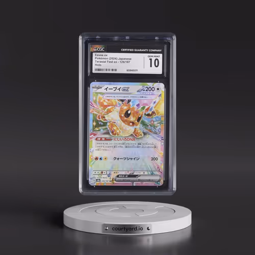 2024 Pokémon Sv8a-Terastal Fest EX #126 Eevee EX - Holo (CGC 10 GEM MINT)