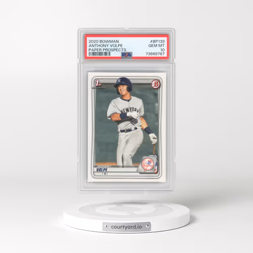 2020 Bowman Paper Prospects #BP139 Anthony Volpe (PSA 10 GEM MINT)