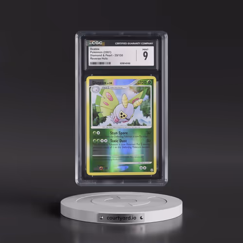 2007 Diamond & Pearl #25/130 Dustox - Reverse Holo (CGC 9 MINT)