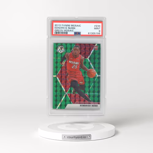 2019 Panini Mosaic #234 Kendrick Nunn - Green Mosaic (PSA 9 MINT)