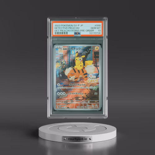 2023 Pokémon SV-P Promo #098 Detective Pikachu - Detective Pikachu Returns Pre-Order (PSA 10 GEM MINT)