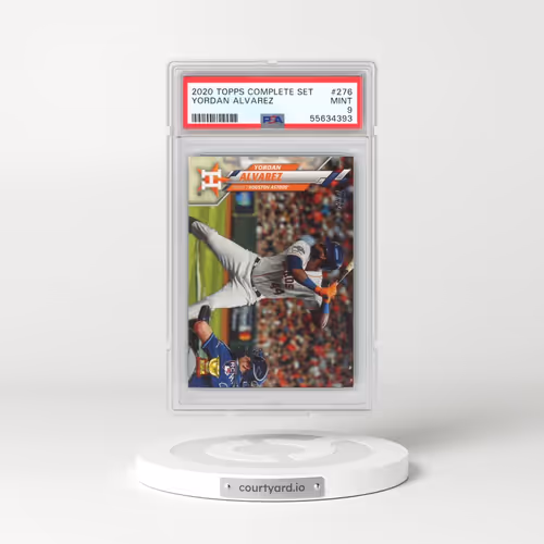 2020 Topps Complete Set #276 Yordan Alvarez (PSA 9 MINT)