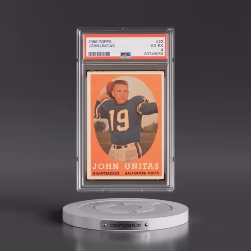 1958 Topps #22 John Unitas (PSA 4 VG-EX)