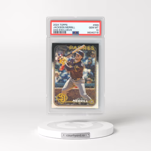 2024 Topps #699 Jackson Merrill - All-Star Game Exclusive (PSA 10 GEM MINT)